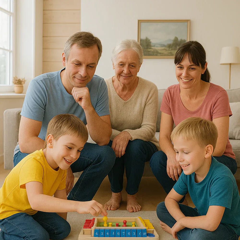 Dřevěná stolní hra – zábavná a vzdělávací pro celou rodinu