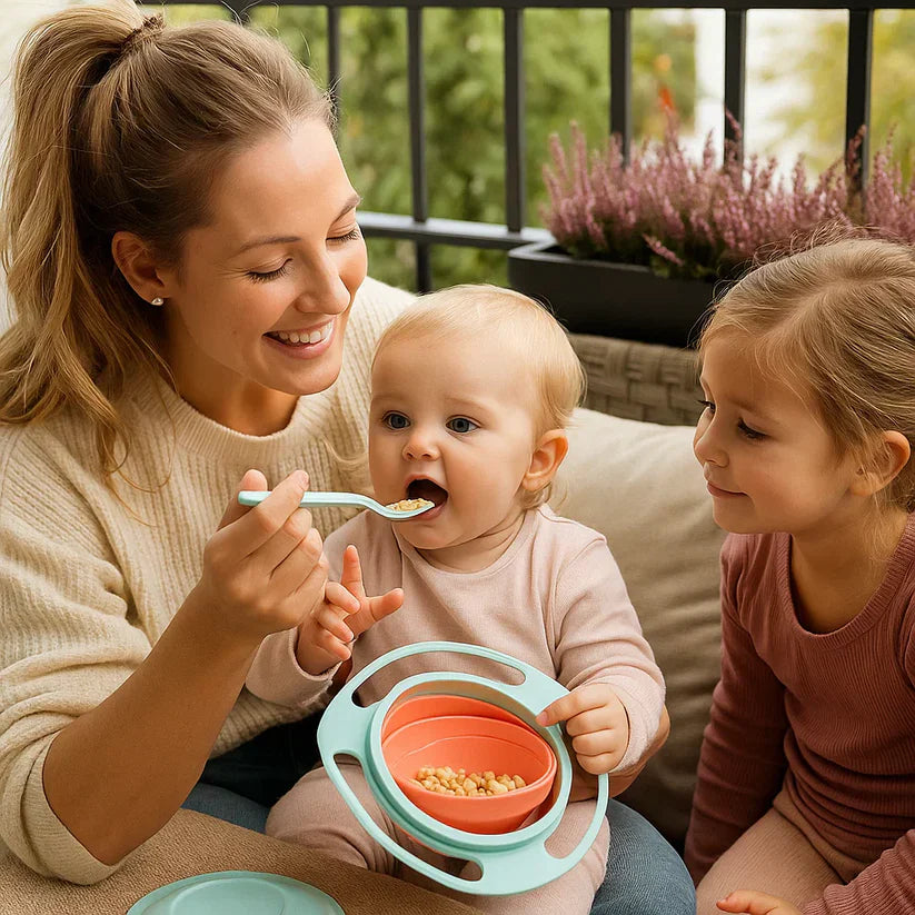 Nerozlévatelná miska pro děti – jídlo bez nepořádku