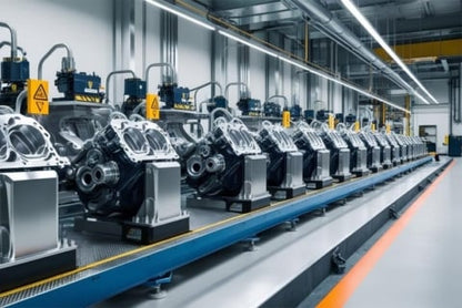 Model stavebnice benzinového V8 motoru