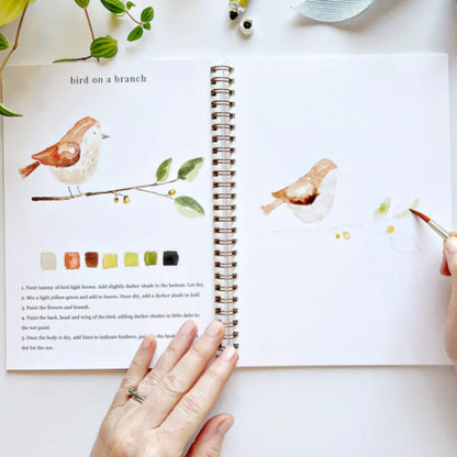 Kniha akvarelového malování – pomáhá uvolnit se a zrelaxovat!