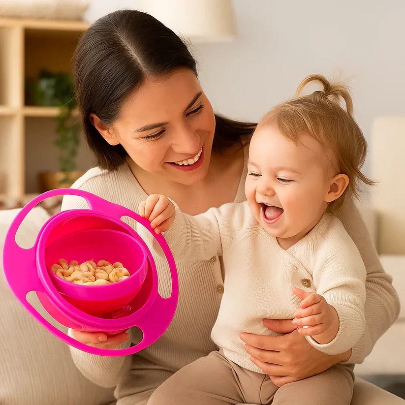 Nerozlévatelná miska pro děti – jídlo bez nepořádku