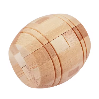 Dřevěný 3D hlavolam – klasická logická hra pro každého