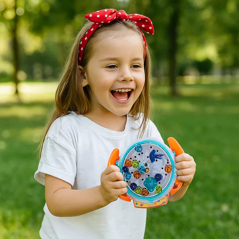 3D labyrintový kruh – hra pro rozvoj obratnosti a dovedností