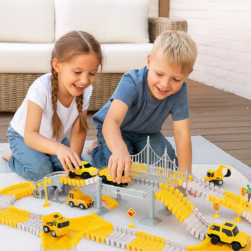 Dobrodružná závodní dráha s autíčky