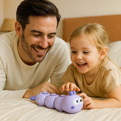 Pásový natahovací hračka pro děti – podporuje polohu na bříšku a rozvoj lezeckých dovedností