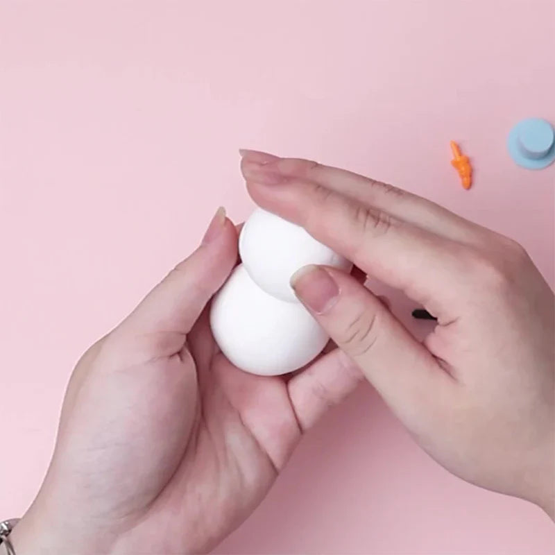 Dětská vánoční DIY sada – kreativní výroba sněhuláka