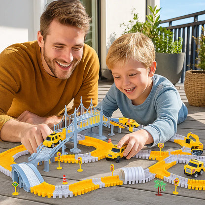 Dobrodružná závodní dráha s autíčky