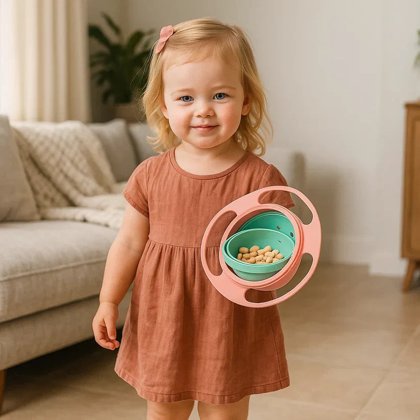 Nerozlévatelná miska pro děti – jídlo bez nepořádku