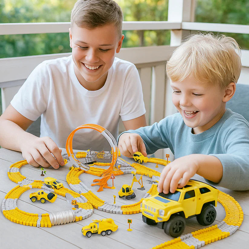 Dobrodružná závodní dráha s autíčky