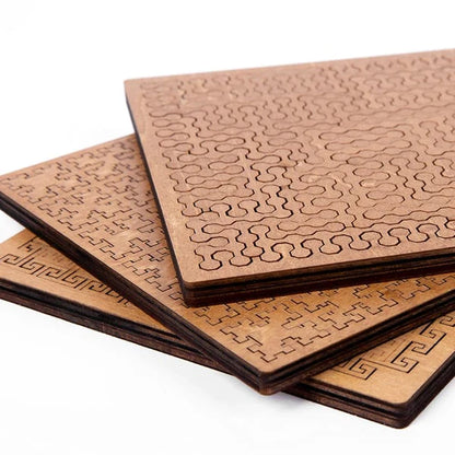 Dřevěné puzzle – hlavolam z 25 dílků