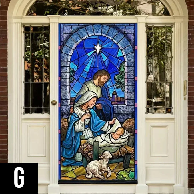 Vánoční věnec na dveře s mašlí a zvonečky – působivá sváteční dekorace