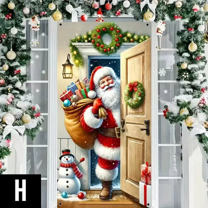 Vánoční věnec na dveře s mašlí a zvonečky – působivá sváteční dekorace