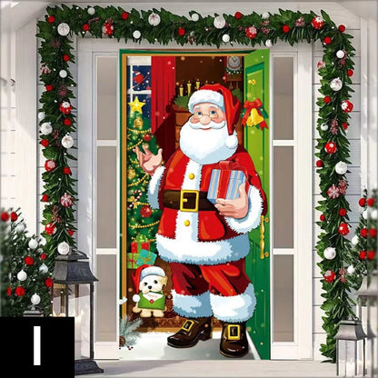 Vánoční věnec na dveře s mašlí a zvonečky – působivá sváteční dekorace