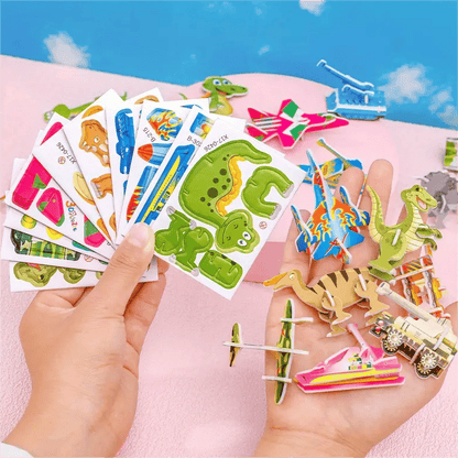 2025 Edukační 3D animační puzzle set