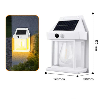 Venkovní nástěnné svítidlo na solární energii