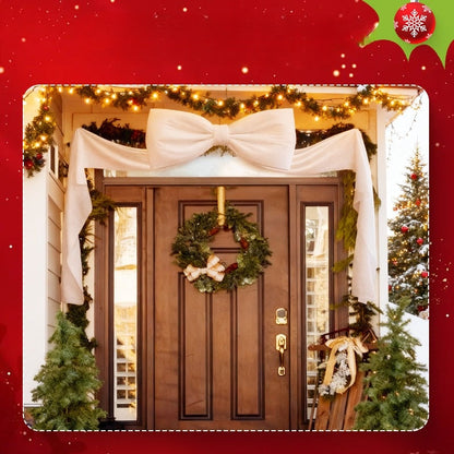 Extra velká vánoční mašle – 50 × 180 cm